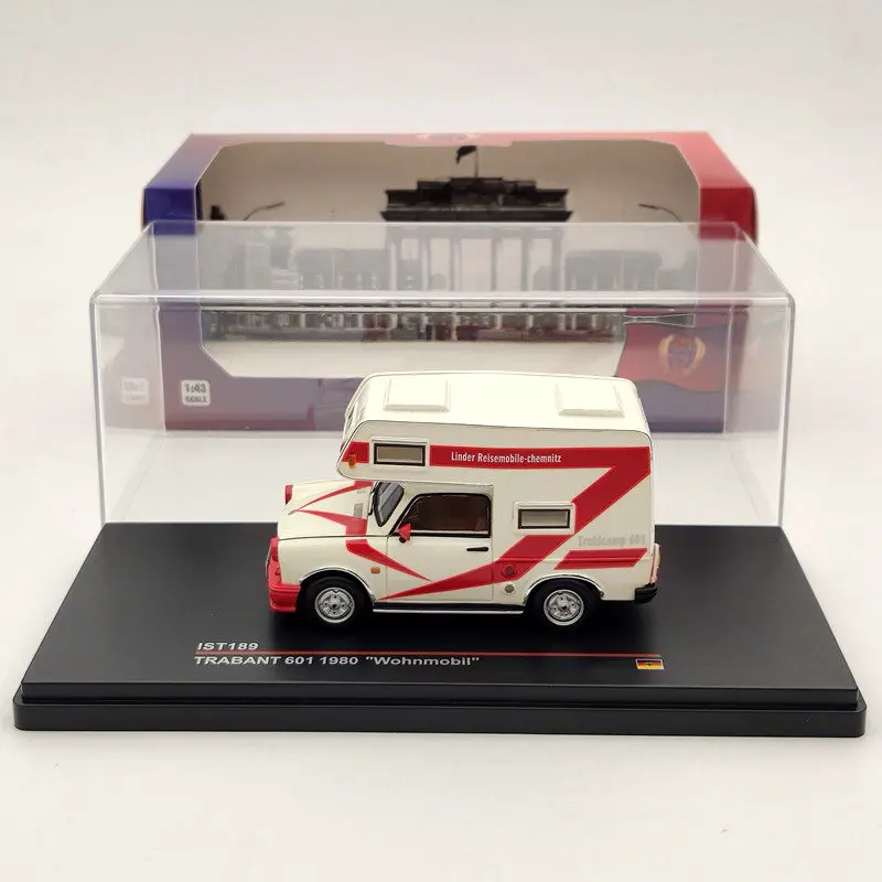 IST 1/43 для Trabant 601 1980 Wohnmobil белый IST189 литьё под давлением модельных Ограниченная