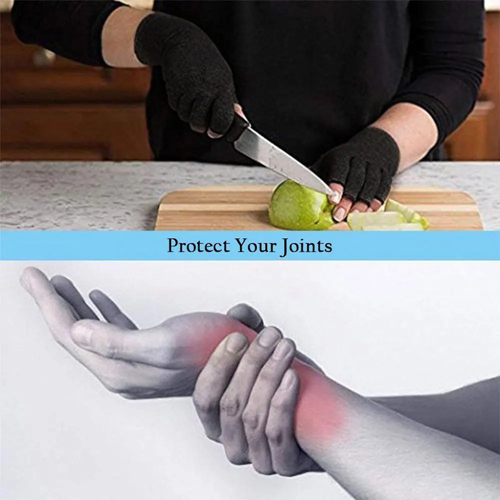 1 пара компрессионные перчатки от артрита|Поддержка запястий| |