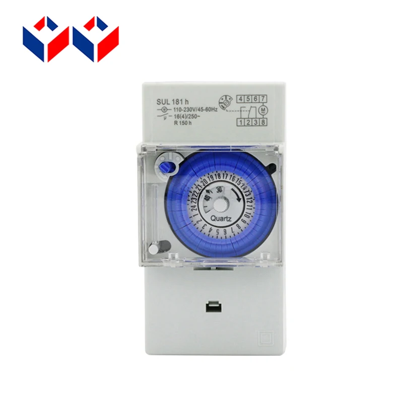 24 Hours 48 Times Daily Programmable 30mins Setting Mechanical Timer Switch SUL181H | Обустройство дома