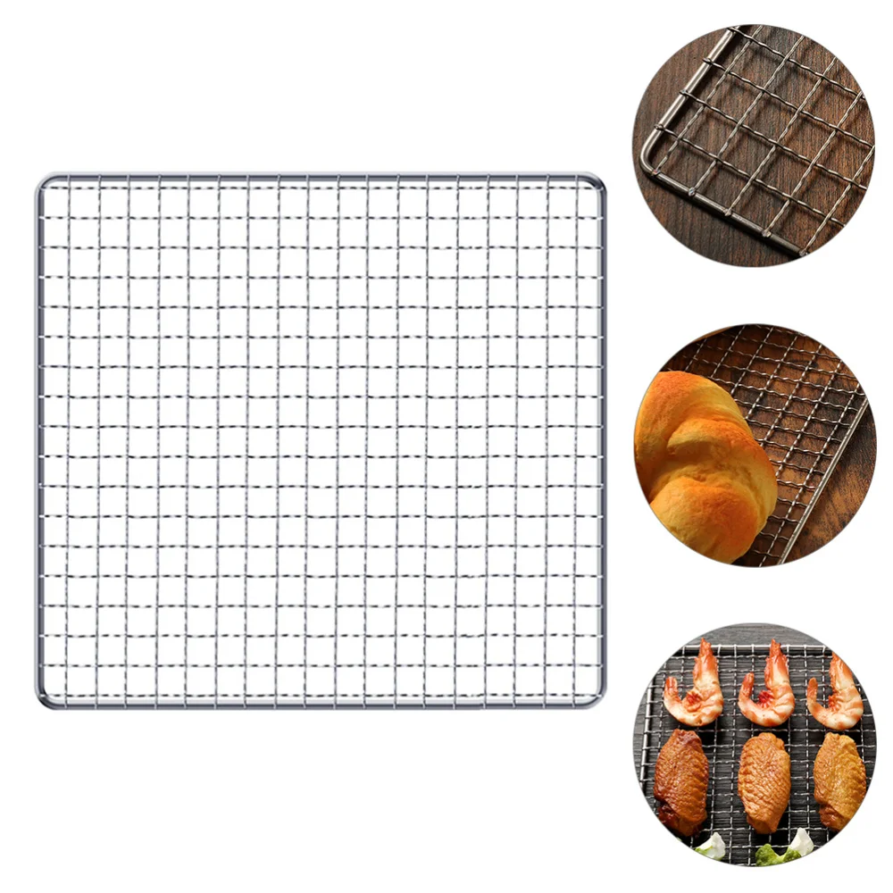 

1pc Stainless Steel BBQ Grill Mesh Barbecue Meshes Racks Practical Grid Net