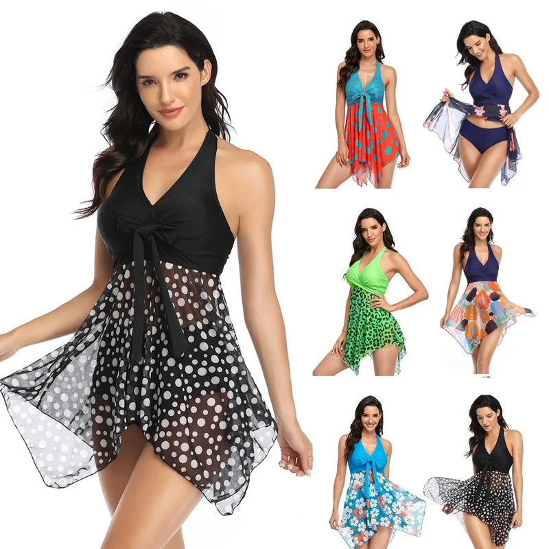 

Новый цельный купальный костюм для женщин, одежда для плавания больших размеров, винтажные купальные костюмы в стиле ретро, пляжная одежда, ...