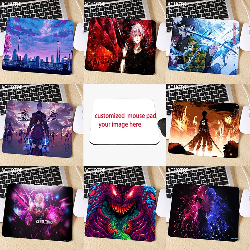 DIY пользовательский коврик для мыши клавиатуры прочный Настольный резиновый