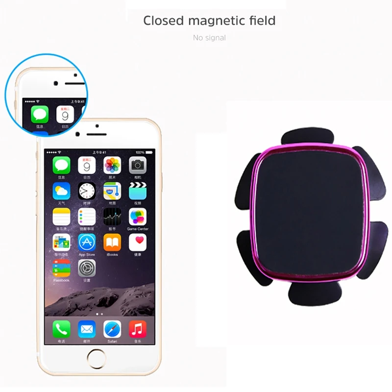 Универсальный автомобильный держатель на руль 6x6 см мобильный телефон Умный