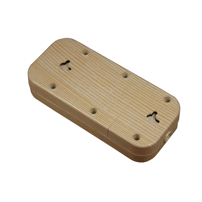 2019 новый дизайн 2 розетки европейская розетка 5 В А USB-удлинитель цвет дерево |