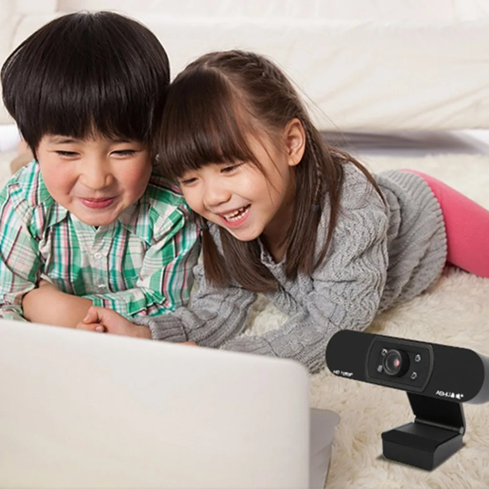 1080P USB2.0 веб-камера Широкая совместимость Авто фокус компьютер ноутбук веб-камеры с микрофоном шумоподавления