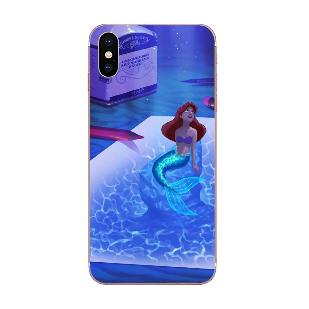 Мультяшная Алиса маленькая Русалочка Мари Ариэль для Galaxy Alpha Note 10 Pro A10 A20 A20E A30 A40 A50