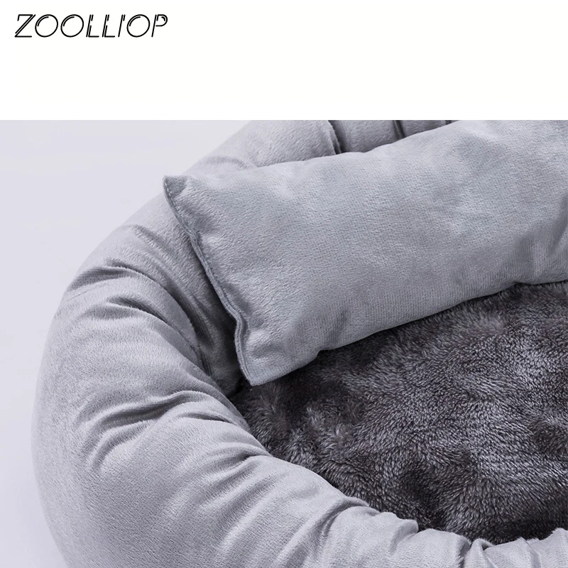 

Round Plush Cat Bed House Soft Long Plush Best Pet Dog Bed For Dogs Products Nest Winter Warm Sleeping Cat Pet Bed Mat Cat House