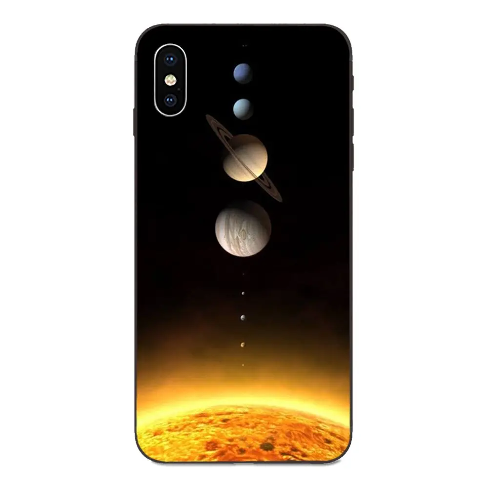 Saturn Saturnus планеты Солнечной системы высококлассные мягкие ТПУ чехлы Capa для Apple iPhone