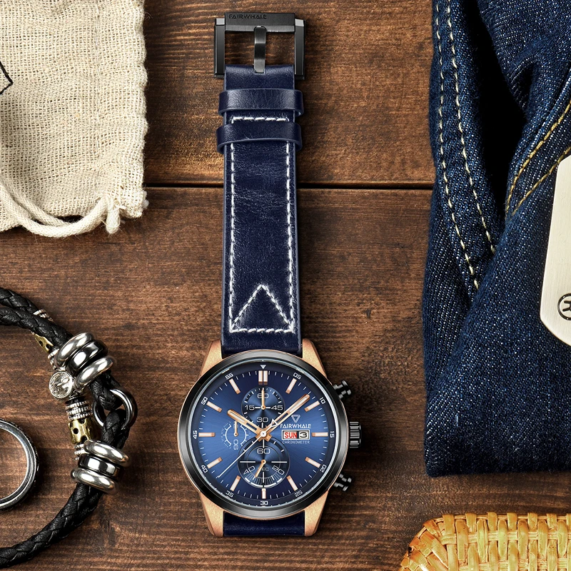 

FAIRWHALE Watch For Men Best selling Brand 3ATM Waterproof Sport wrist Luxury fashion popular Clock quartz Men's watches