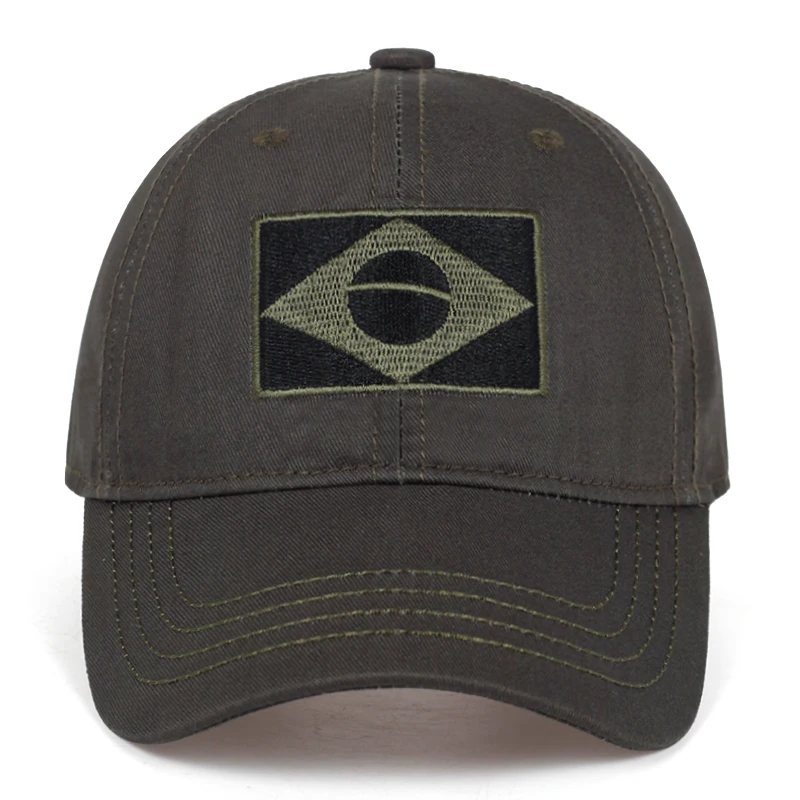 Кепка мужская с бразильским флагом тактическая бейсболка от солнца модная