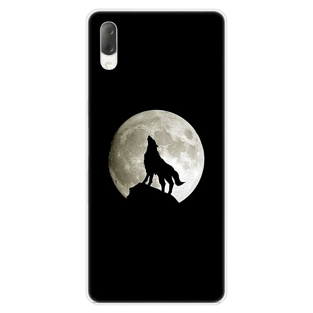 002 Животных "Волк" модная жесткий чехол для Sony Xperia L1 L2 L3 X XA XA1 XA2 XA3 ультра 10 плюс E5 XZ XZ1 XZ2 компактный XZ3 XZ5 2 20 крышка - Цвет: 002