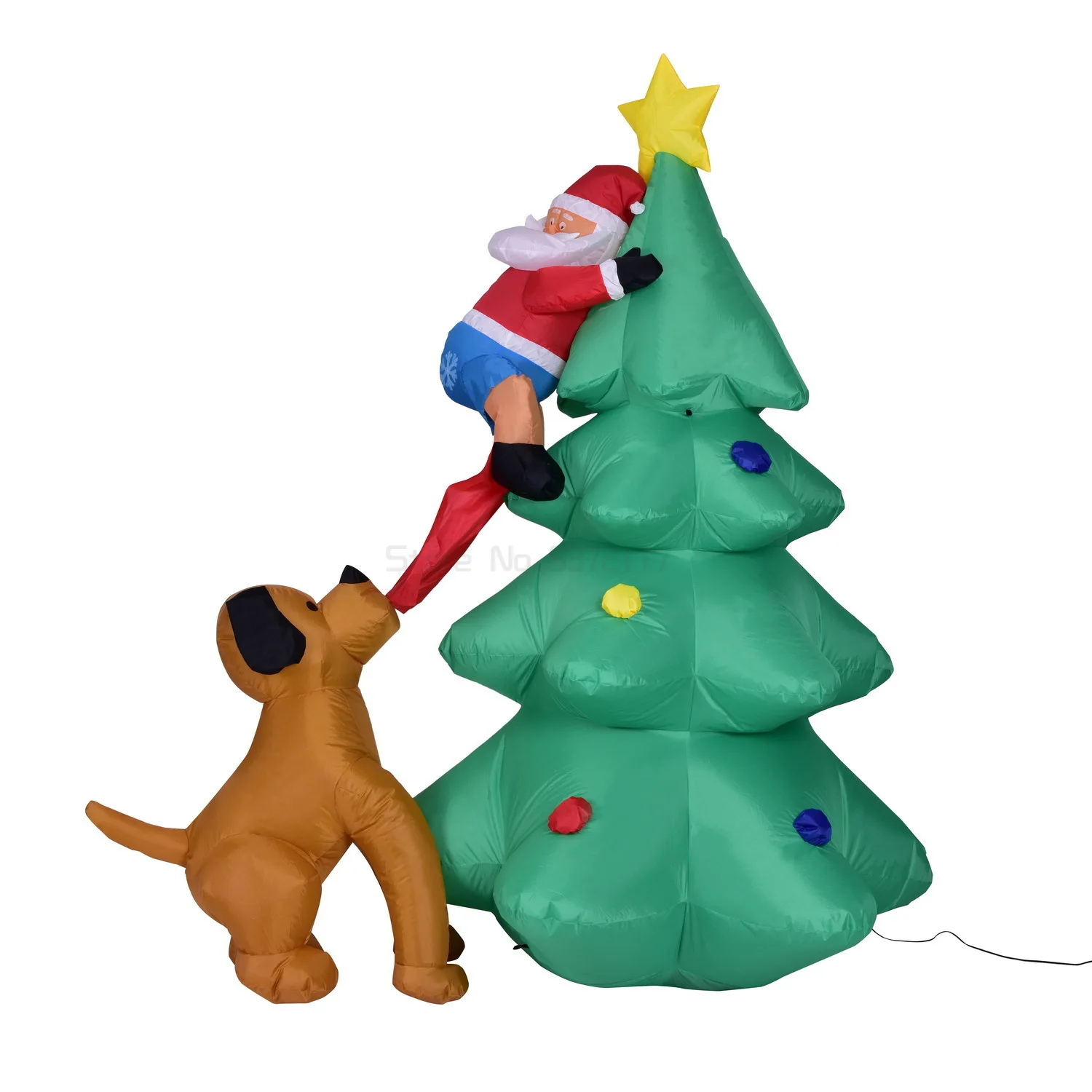 

2,1 м/1,8 м/1,6 м надувная Рождественская елка со светодиодной подсветкой, Рождественское украшение, рождественские украшения, новый год 2020