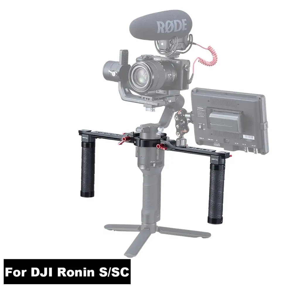 Gimbal аксессуары перевернутая ручка эластичная лента для телефона шеи кольцо монтаж удлинитель держатель для DJI Ronin S Zhiyun Crane 2 Crane M Crane Plus - Цвет: Dual Handle Handgrip