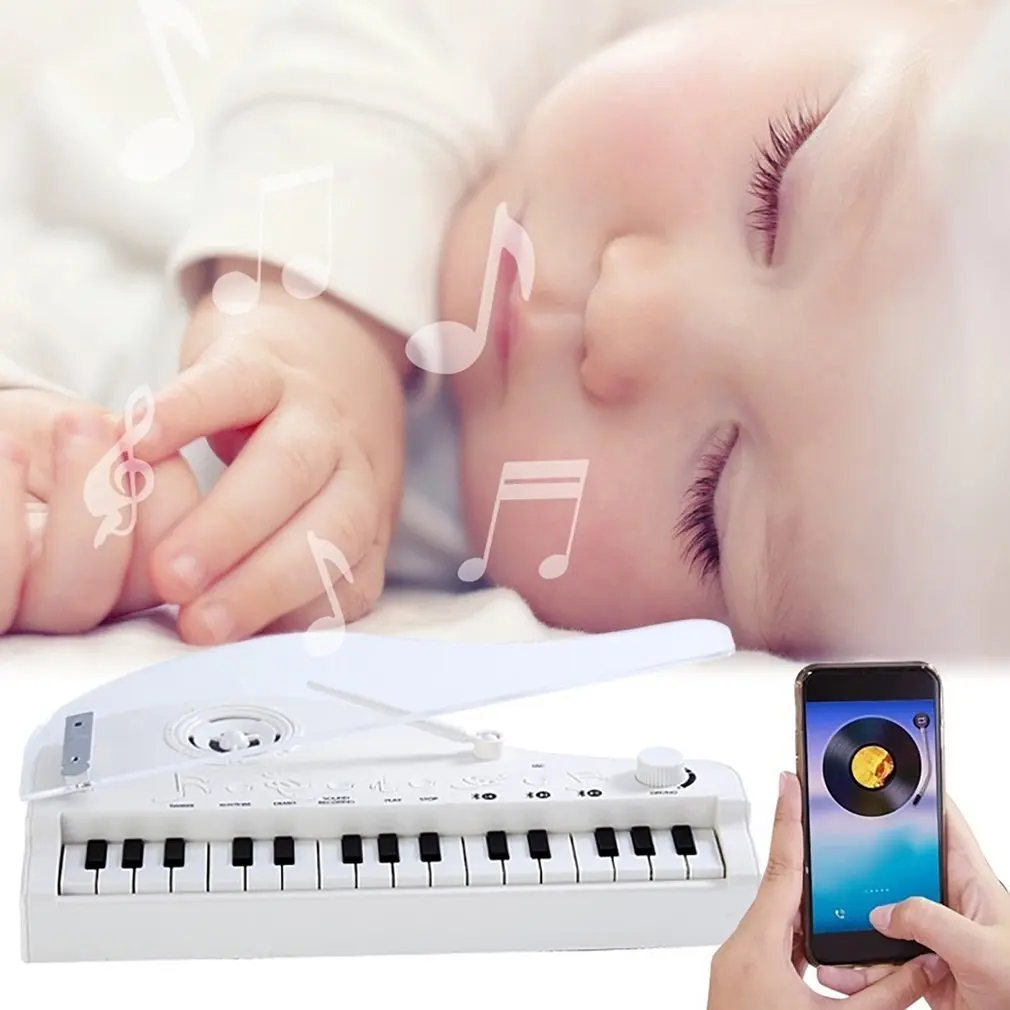 Speaker Smart Induction Night Vision Light Simulation Piano Charging Mini Music Puzzle Electronic Children's Toys | Игрушки и хобби