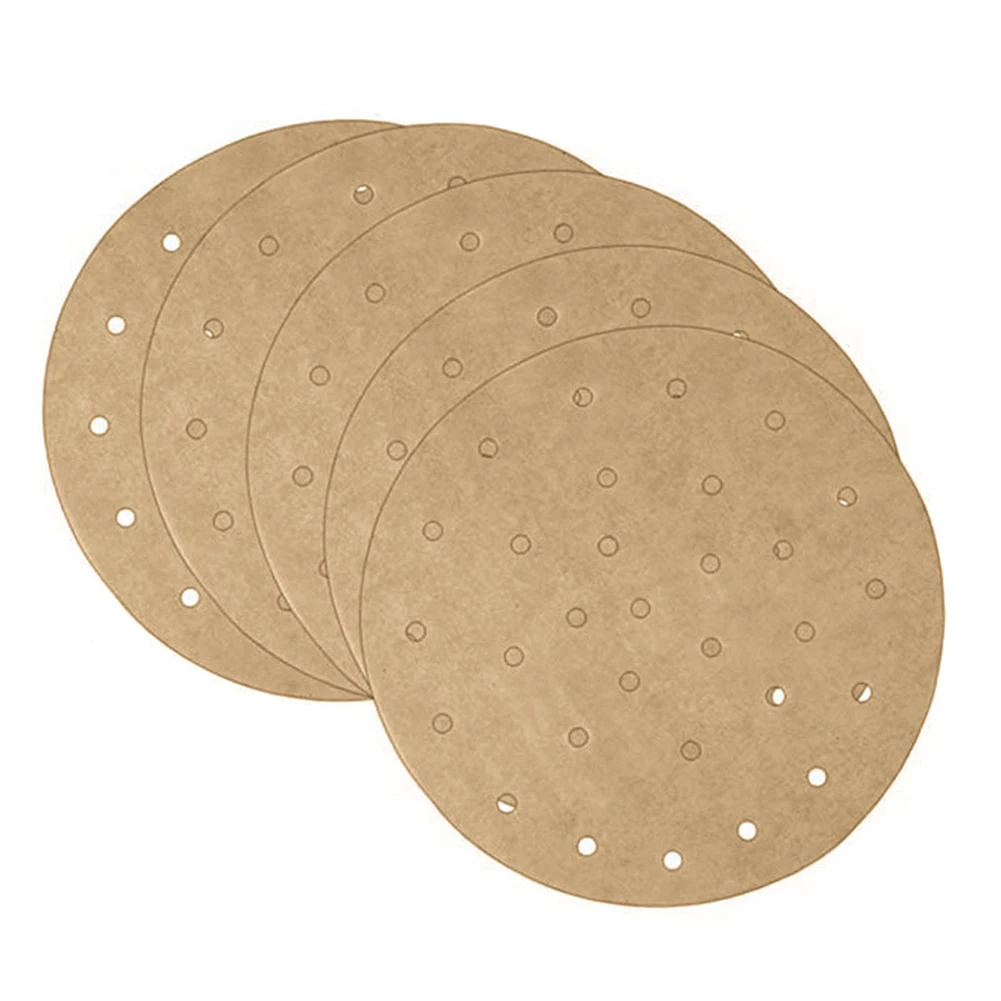 

100PCS 6.5/7/7.5/8/8.5/9/10 Inch Bamboo Steamer Paper Liner Perforated Fryer Liners Non-Stick SDF-SHIP