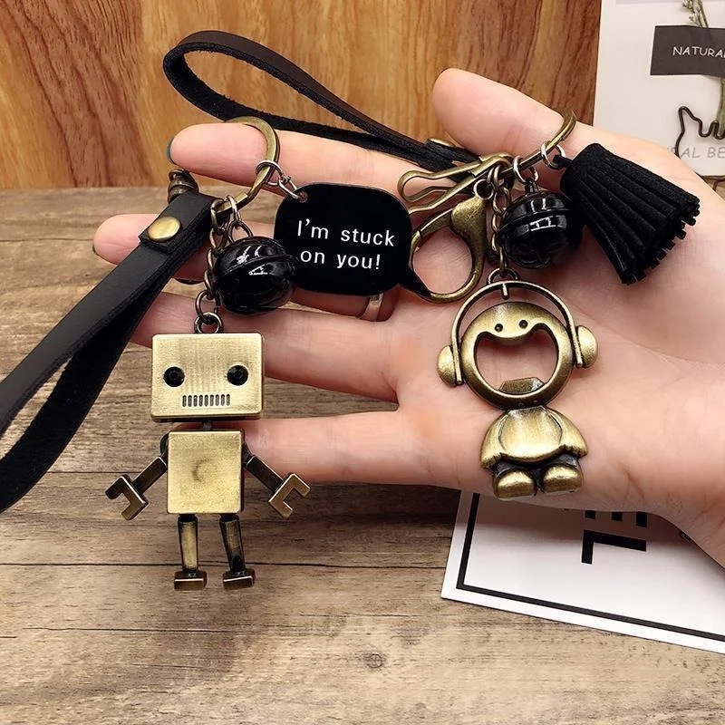 

Designer Vintage Cute Keychain Zinc Alloy Keychains Anime Car Diy Key Chain Accessories