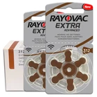 Цинковый аккумулятор RAYOVAC EXTRA-A312312PR41, 60 шт.1 коробка, 1,45 в, размер 312, диаметр 7,9 мм, толщина 3,6 мм