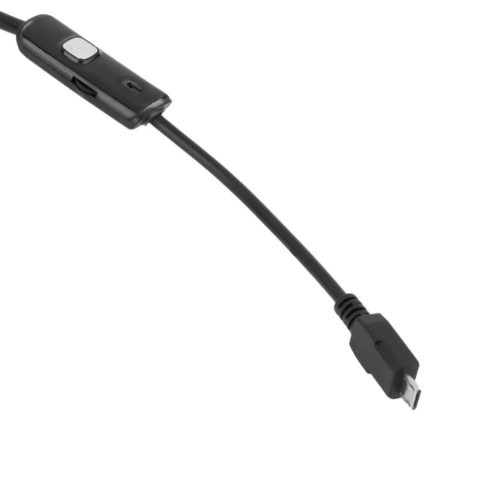 USB-кабель для объектива 1 м/7 мм жесткая мини-камера осмотра гибкая трубка