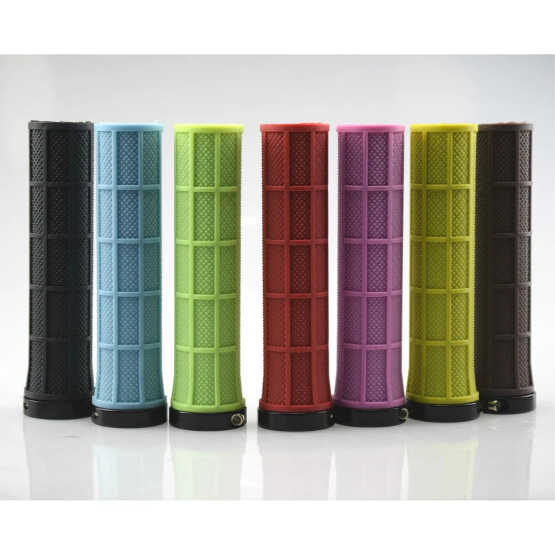 

Bicycle Handlebar Road MTB Bike Double Locker Set Have Five Color Yellow Red White Black Blue Bicycle Accessories