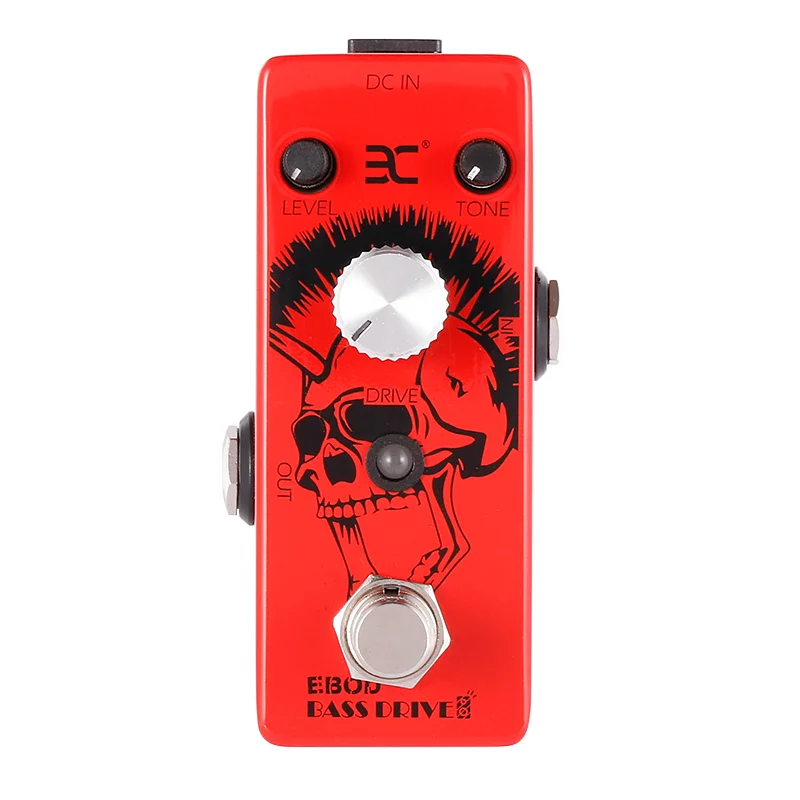 EX басовых микро педаль корпуса EBOD бас Overdrive эффекта баса полная металлическая