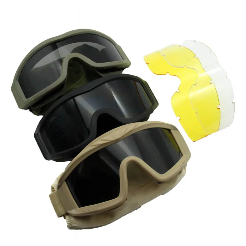 

Tactical Military Fans Use American Explosion-proof Goggles With Protective Cloth Cover And Goggles To Deliver Anti Fog Liquid
