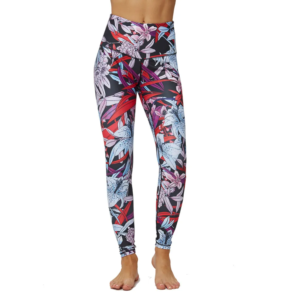 Женские обтягивающие спортивные Капри с высокой талией Сексуальные облегающие