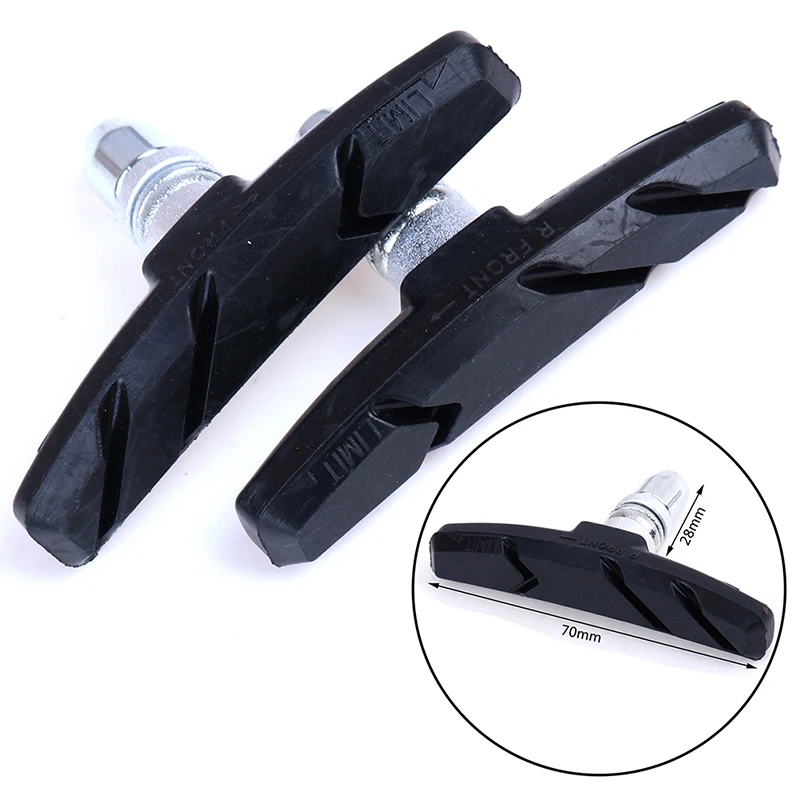 Одна пара Горный Дорожный велосипед тормозные колодки черный MTB тормоза