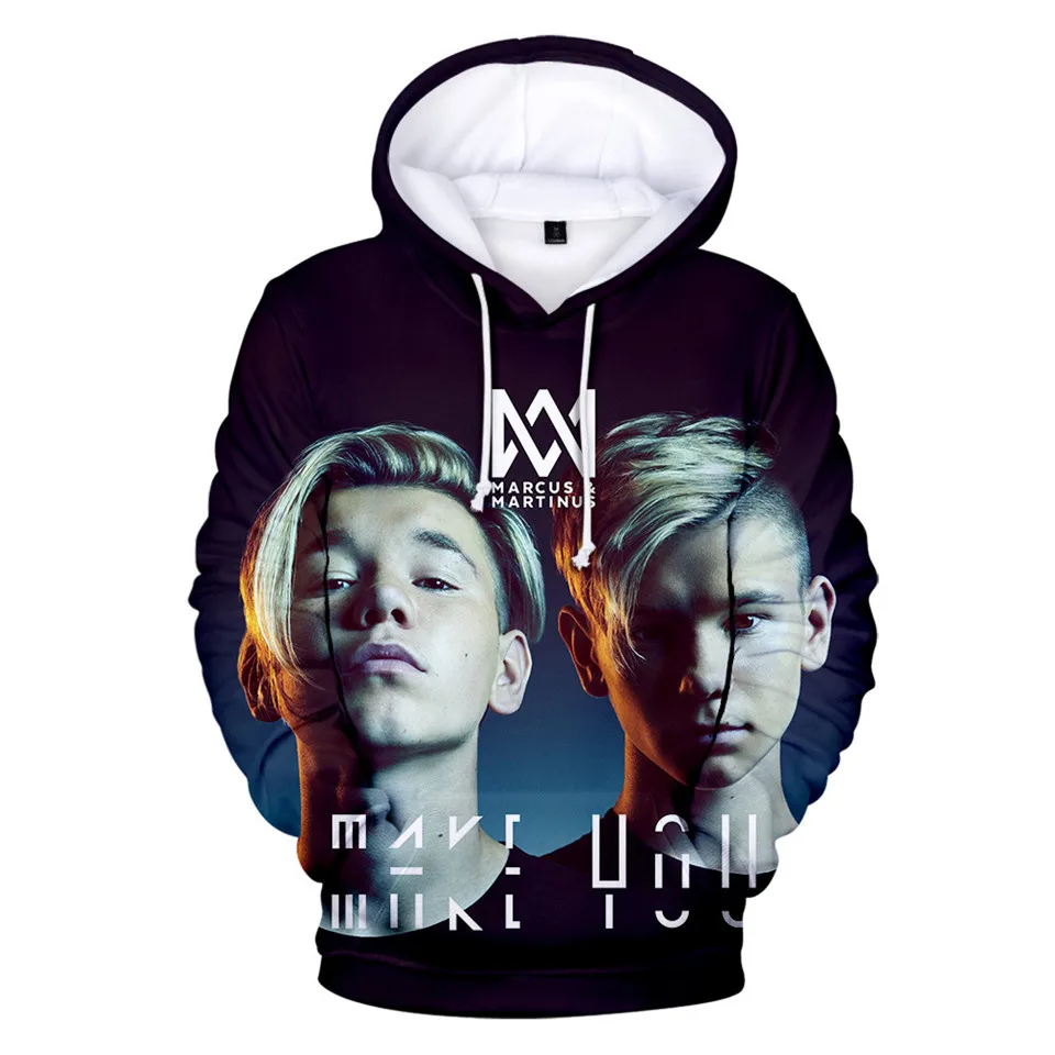 

Men/women Hoodies Marcus & Martinus Hoodie Sweatshirt Boy Girls Casual Autumn Winter Jacket Women's Clothing Oversized