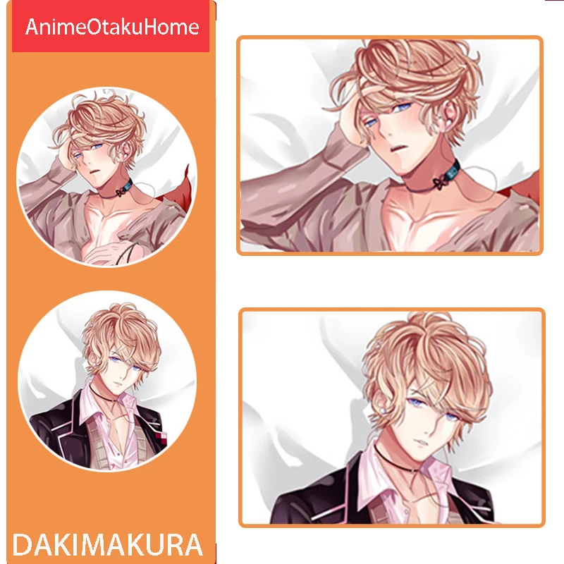 

Japanese Anime Shu Sakamaki BL Male Cosplay Pillowcases Dakimakura Hugging Body Pillow Case Cover Bedding