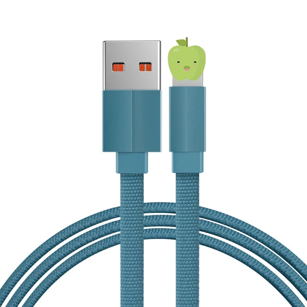 B-B-Blue-8-Pin Кабель usb type-C для быстрой зарядки, 3 А, Микропровод для samsung, Xiaomi, huawei, кабель для синхронизации данных, кабель для быстрой зарядки мобильных телефонов - Цвет: B-B-Blue-8-Pin