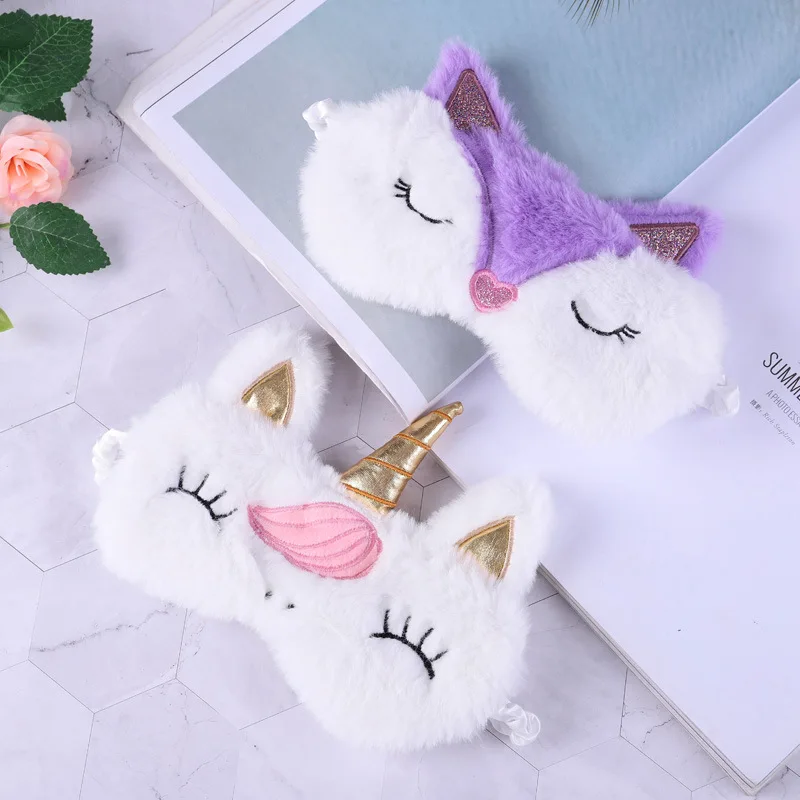 1 шт. маска на глаза для сна с мультяшными животными | Красота и здоровье