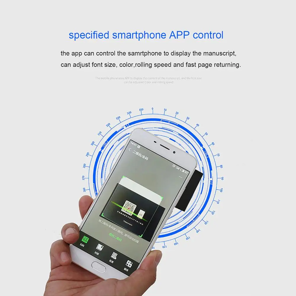 Мини Teleprompter смартфон Prompter для камеры DSLR домашняя съемка Интервью Портативный