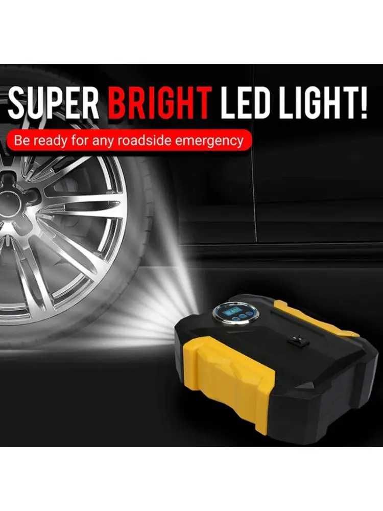 

Portable Smart Digital Air Compressor Tire Pressure Detection Electric Inflator Y98C