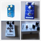 Высококачественная темно-синяя задержка, OCD, маленький зеленый чудо, электрическая гитара с эффектом задержки педали с настоящей отводной педалью гитары