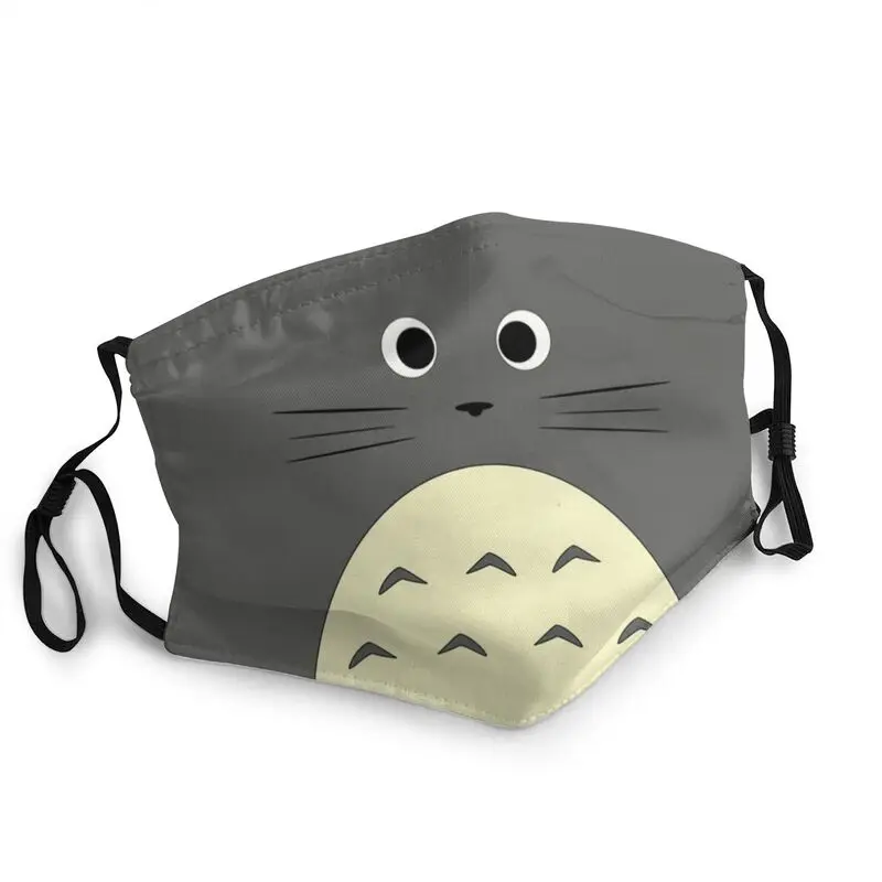 

My Neighbor Totoro Studio Ghibli Mask Anti Dust Reusable Anime Manga Face Mask Protection Cover Unisex Respirator Mouth Muffle