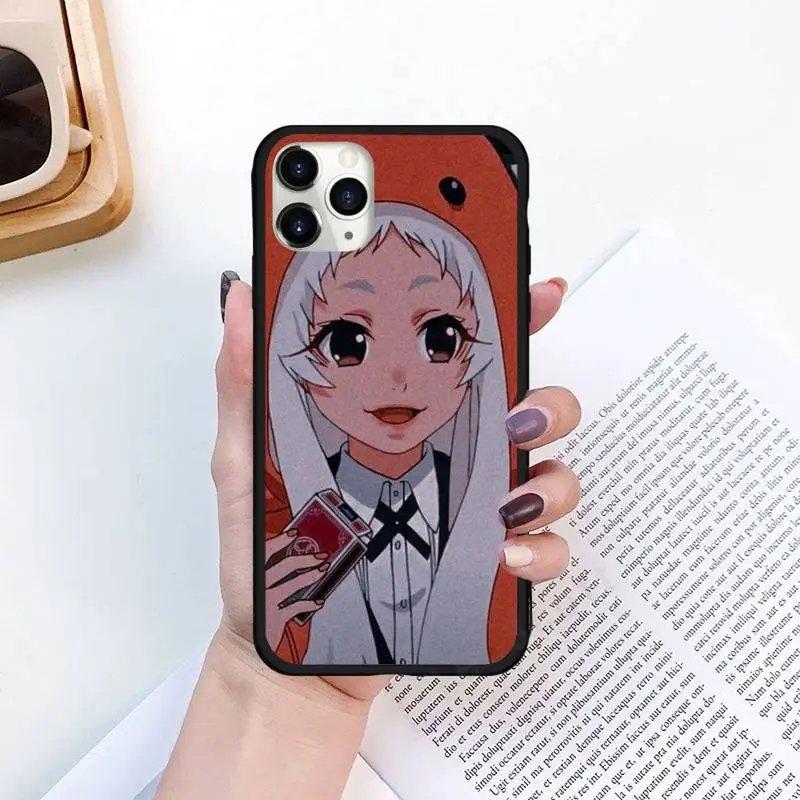

Crazy Excitement anime Kakegurui Runa Phone Case for iPhone 11 12 pro XS MAX 8 7 6 6S Plus X 5S SE 2020 XR Luxury brand shell
