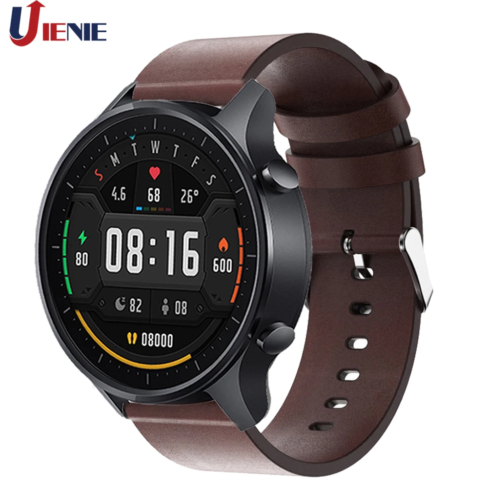 Кожаный ремешок для часов Xiaomi Mi Смарт часы цветной браслет Huami Amazfit Stratos Pace 3 2 2s /Gtr 47
