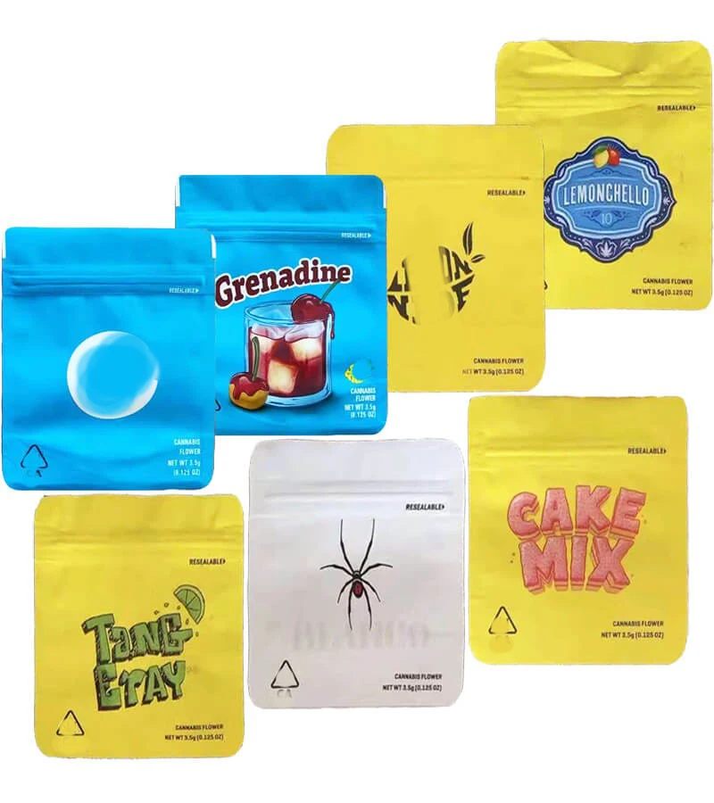 LEMONNADE мешок для печенья Калифорния майлар перезаряжаемый 3 5 г упаковочные
