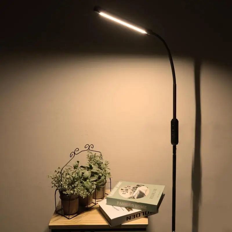 

10W LED Floor Lamps Bedroom Office Standing Floor Lights Eye Protection 360 Bending Dimmable Indoor Lighting with Remote Control