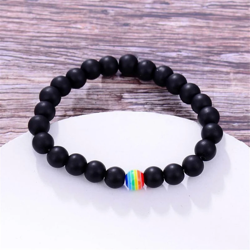 

Boho bijoux femme homme Rainbow Pride Wish Bracelet Rainbow LGBT Rope Bracelet Gay Pride Jewellery for Women Men Friendship Gift