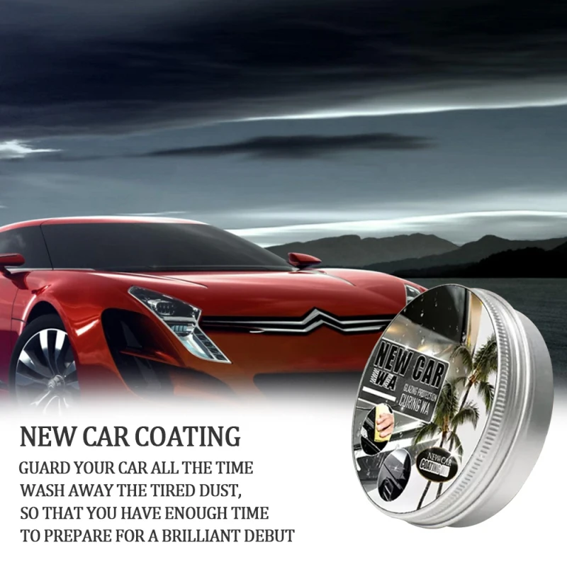 

Car Accessories New 1Pcs 20ml Car Coating Wax General-Purpose Car Beauty Wax Decontamination Polish Wax Car Cleaning Tool TSLM1