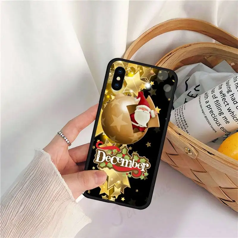 

Merry Christmas star Santa Claus Phone Case for iPhone 11 12 pro XS MAX 8 7 6 6S Plus X 5S SE 2020 XR