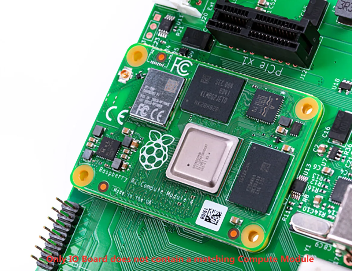 Компьютерный модуль CM4IO Raspberry Pi плата ввода-вывода 4 BCM2711 ARM Cortex-A72 не содержит