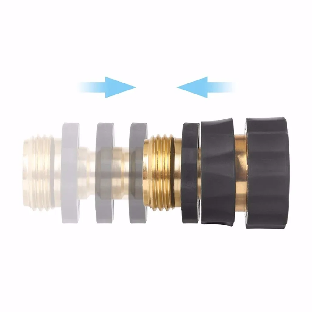 3/4 дюймовый для садового шланга полива устройства штуцер быстрый разъем мужской