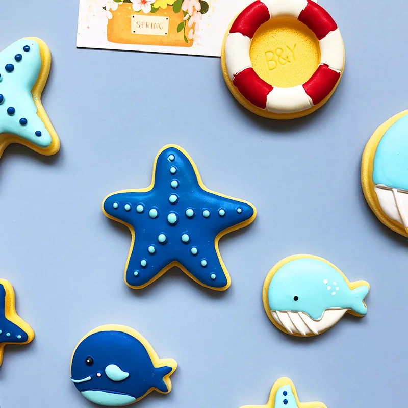 

Whale Ocean series refrigerator pastes cute cartoon creative note message pastes 3D fridge magnets refrigerator room decoration
