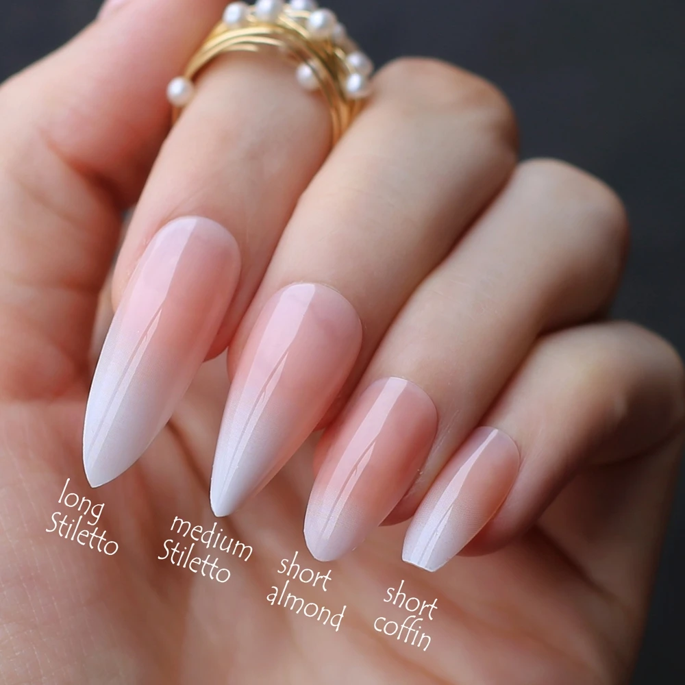 

Shaped drill Trapezoid fake nails Custom logo