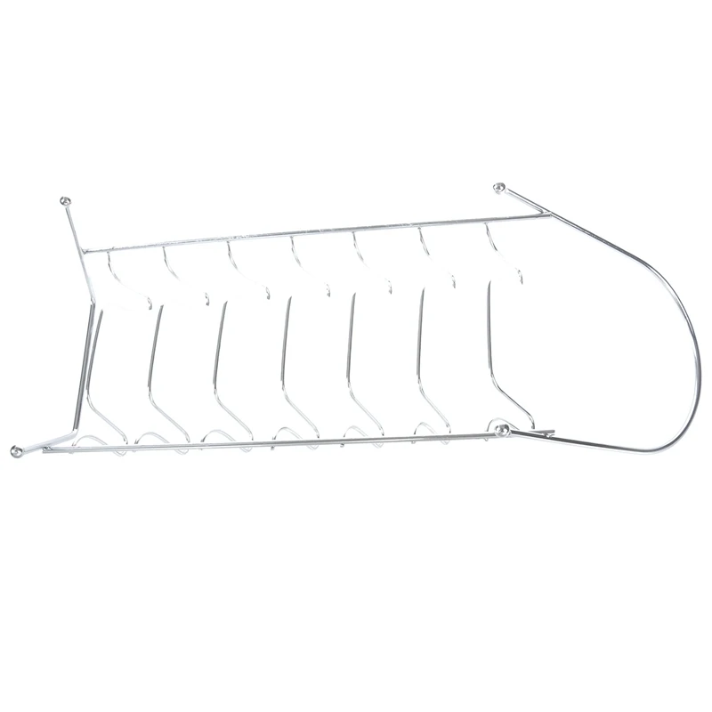 

Тарелка-органайзер 7 слотов хромированный блюдо стеллажи для выставки товаров Countertop сушильная стойка