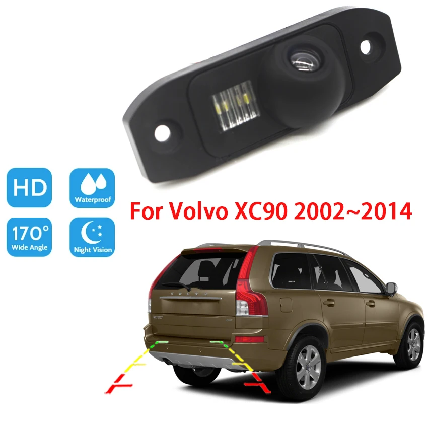 Car Backup Rear View Camera For Volvo XC90 2002 ~ 2014 CCD Full HD Night Vision Car Reverse Parking Camera high quality RCA