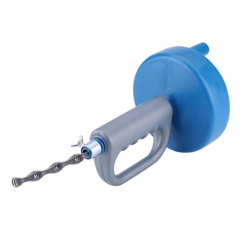 1 Pc High Quality Manual Toilet Pipe Drains Dredger Machine Hand Dredger Kitchen Toilet Sewer Blockage Hand Tool Home Garden