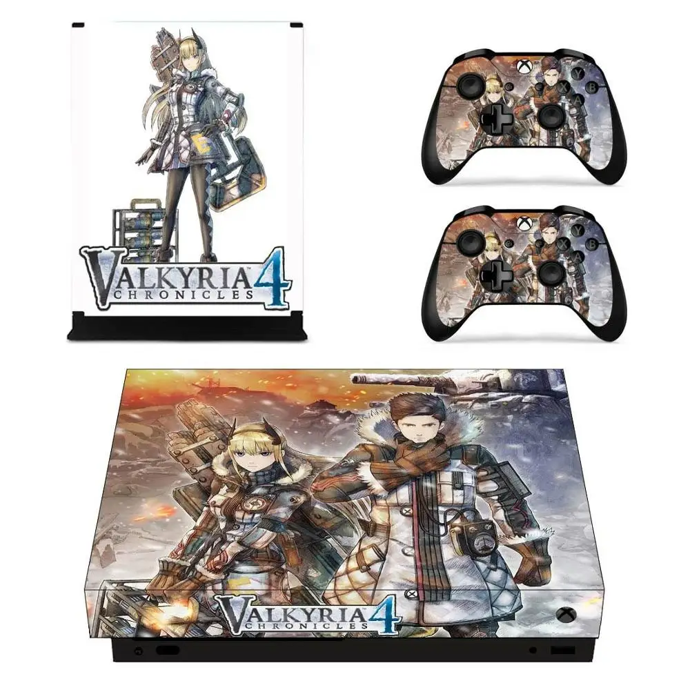 Valkyria Chronicles 4 стикер s для Xbox One X виниловые наклейки на кожу Наклейки Обложка Pegatinas